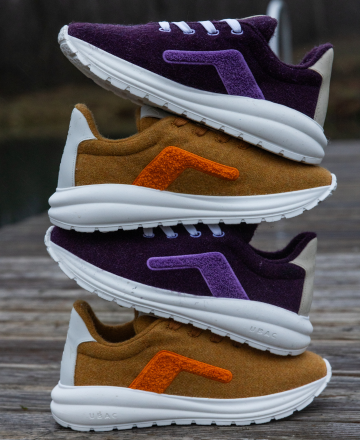 Basket éco-responsable pour femme en laine recyclée