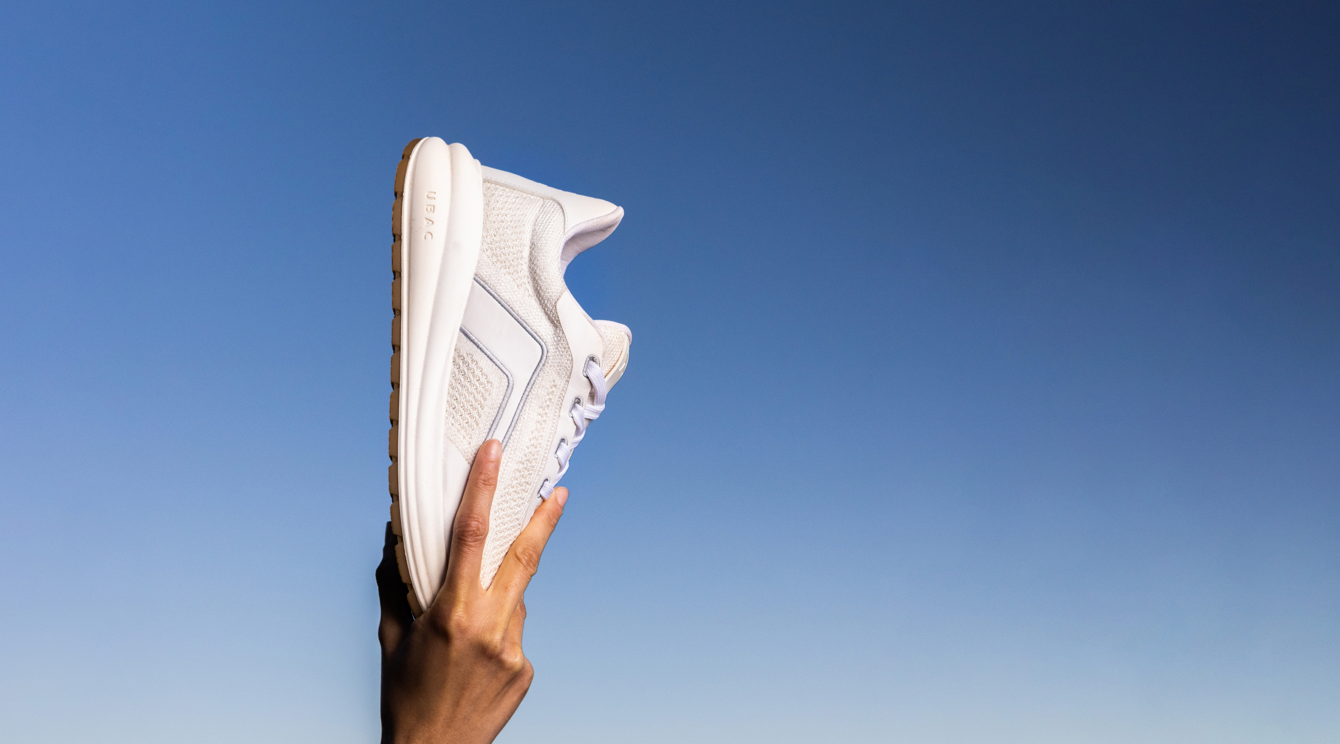 Vente écoresponsable de basket en laine recyclée pour homme. - Sneakers Vegan Homme : VOLKAN Knit Naturelle Homme| UBAC