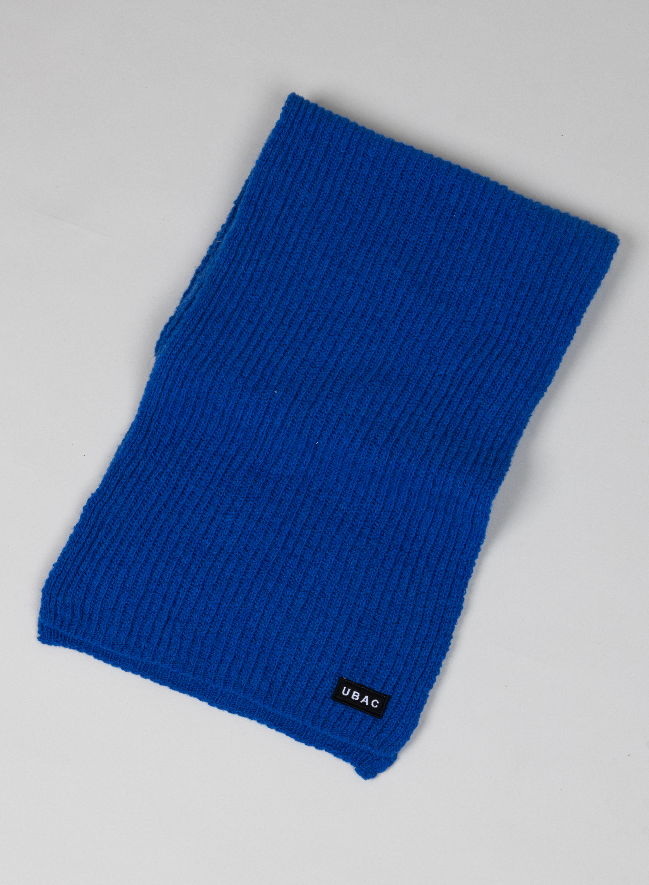 Écharpe Bleu en laine recyclée