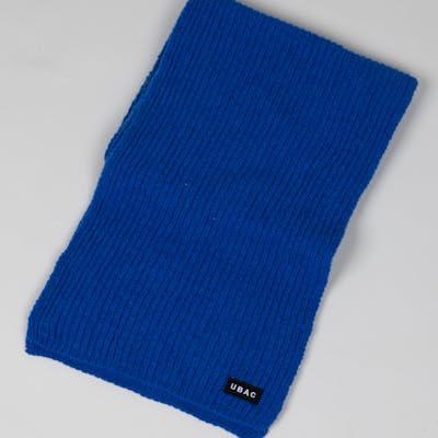 Scarf Bleu in recycled wool
