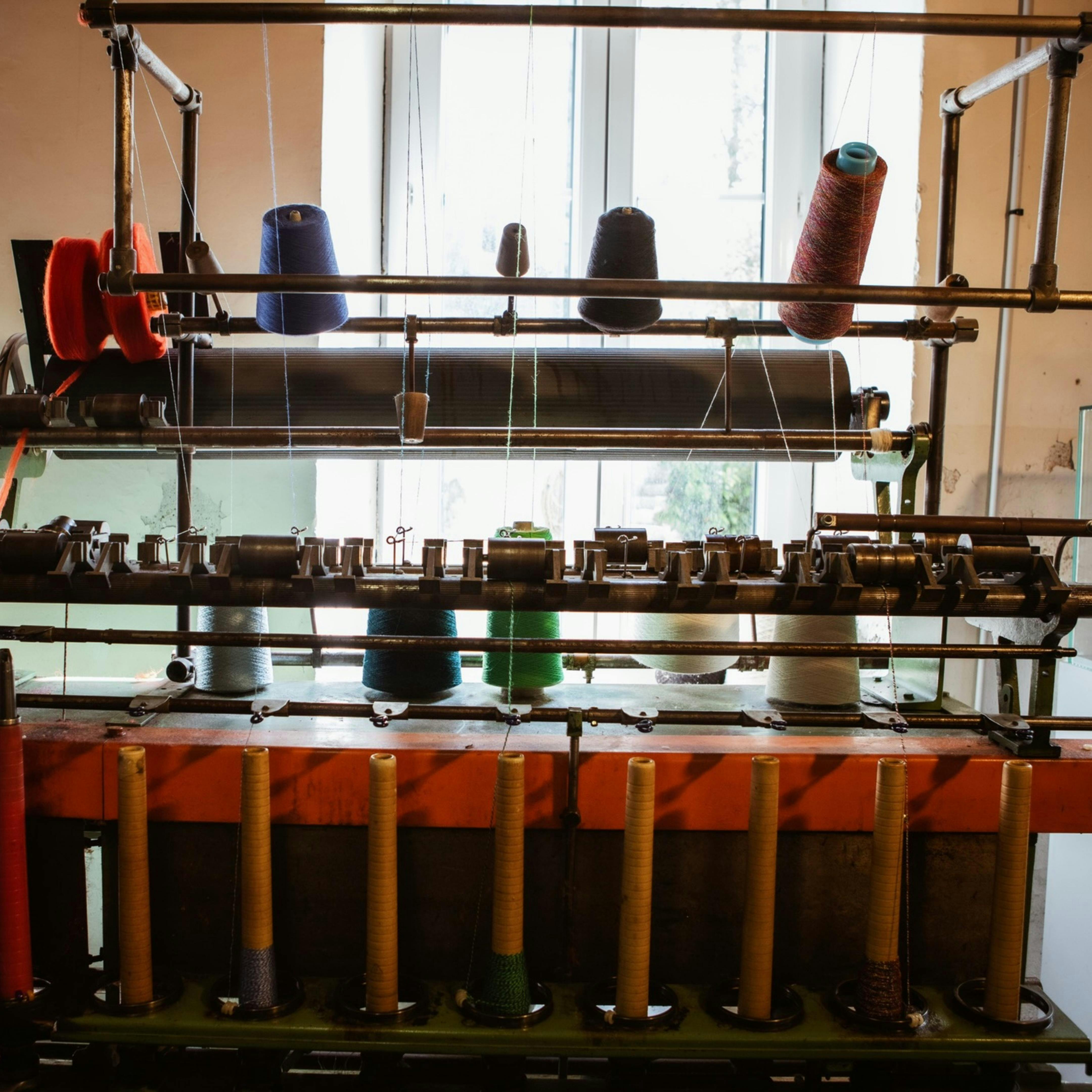 Machine à bobiner la laine