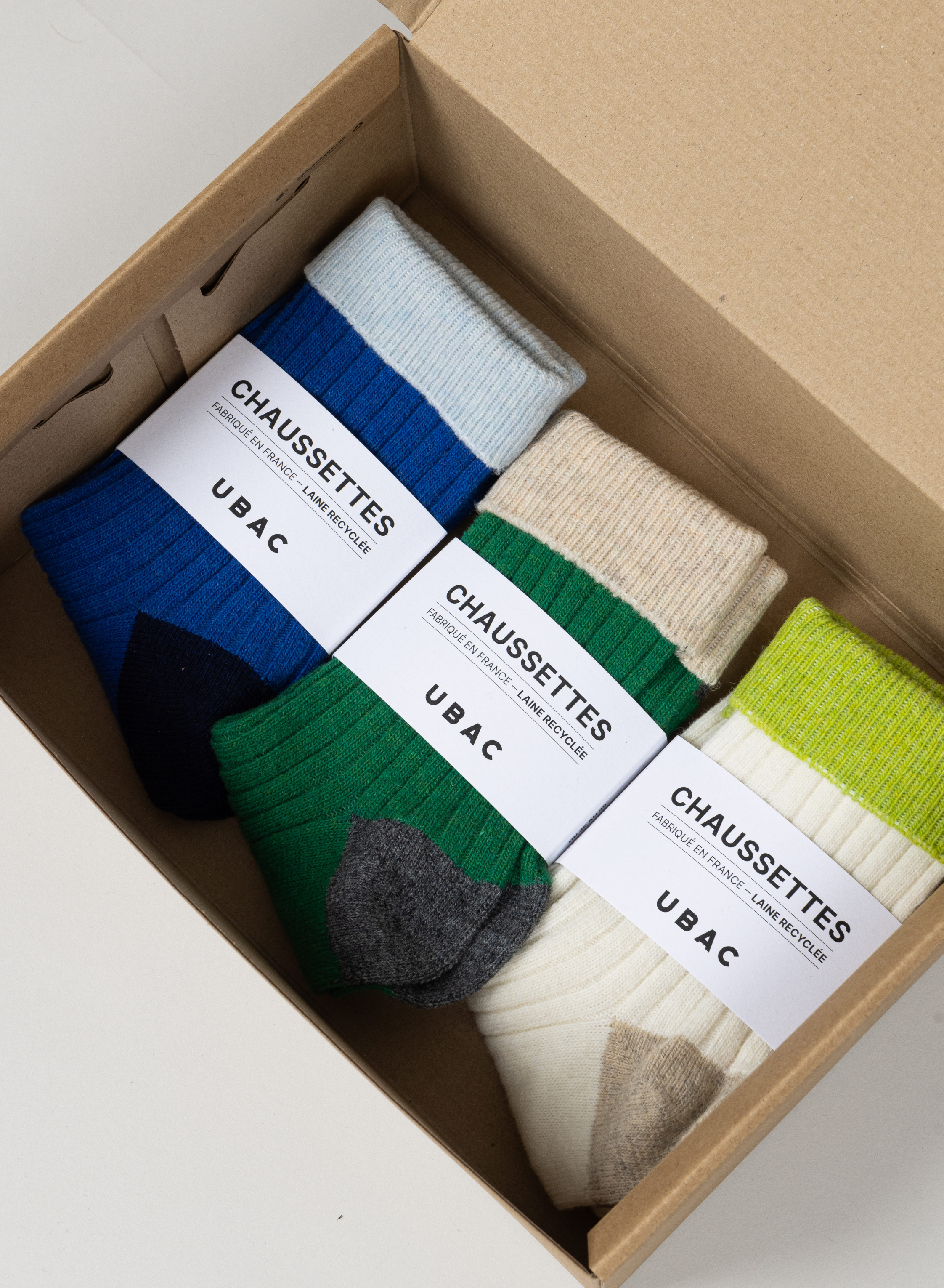 chaussette Meije en laine recyclée made in france