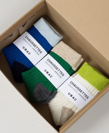 chaussette  en laine recyclée made in france