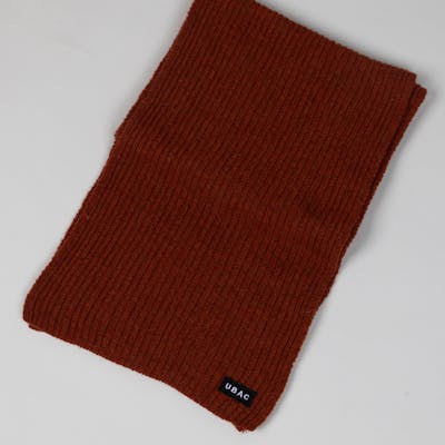 Scarf Brun in recycled wool
