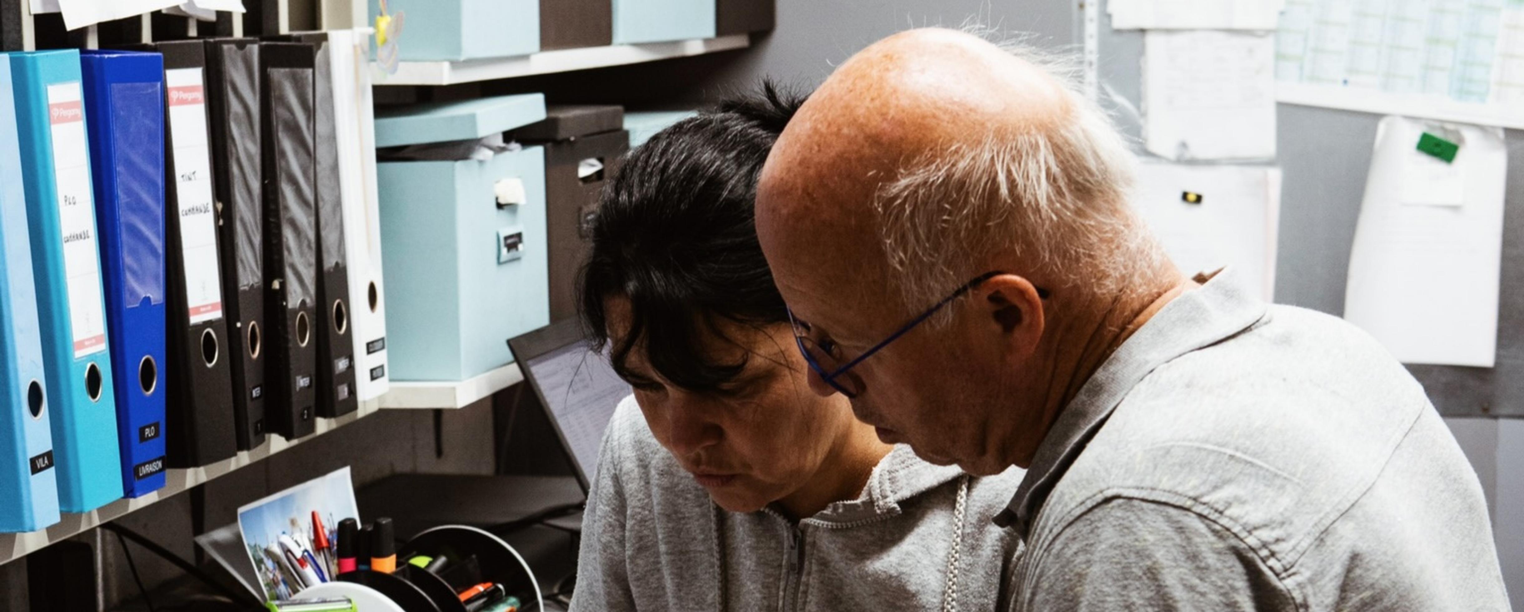 Meeting with Jean-Michel, colorist at Filature Du Parc.