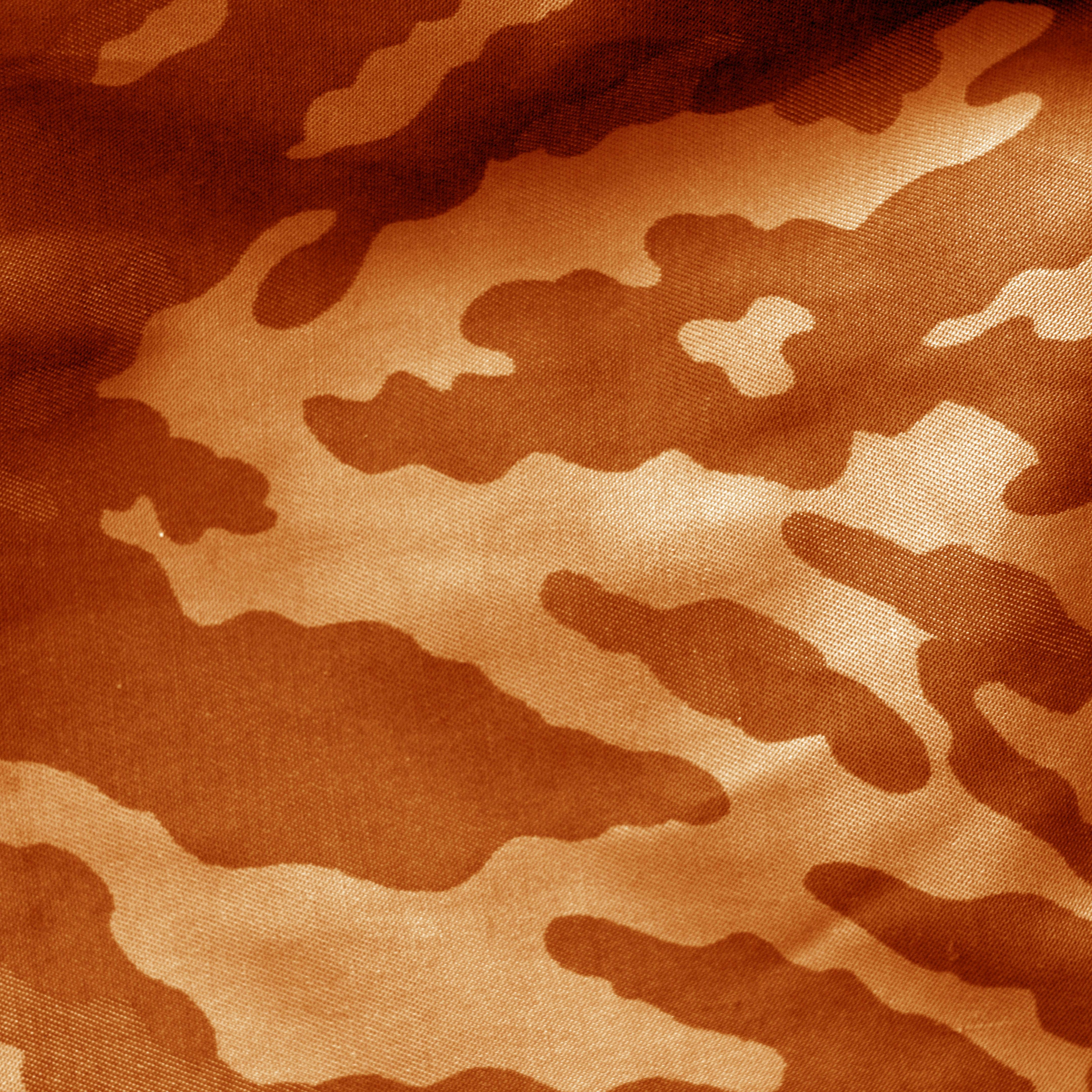 Textile motif militaire orange