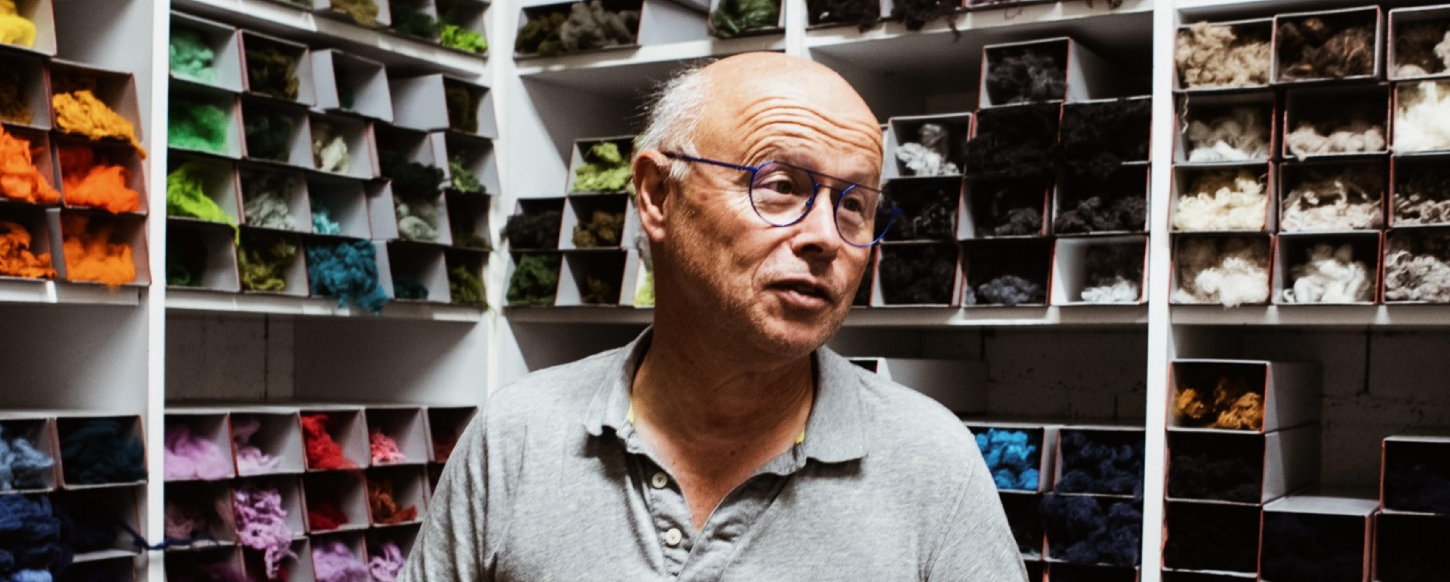 Meeting with Jean-Michel, colorist at Filature Du Parc.