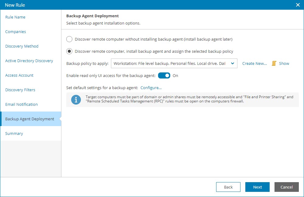Configure image