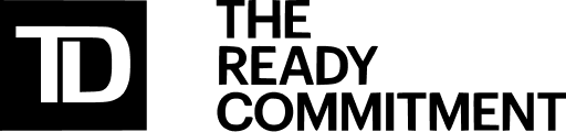 TD Ready Commitment logo in greyscale