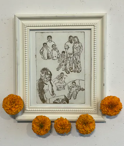 Untitled; Etching-Print