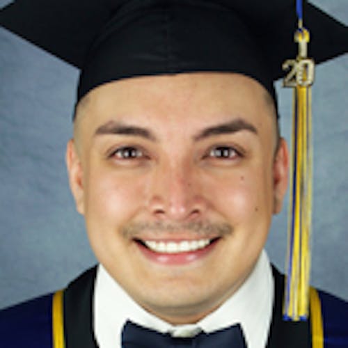 Portrait of student: Gregory Santiago