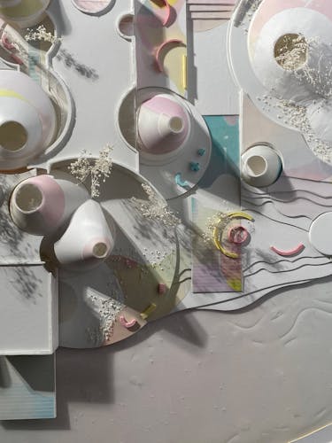 Photograph of a physical model for Advance Topics Studio 