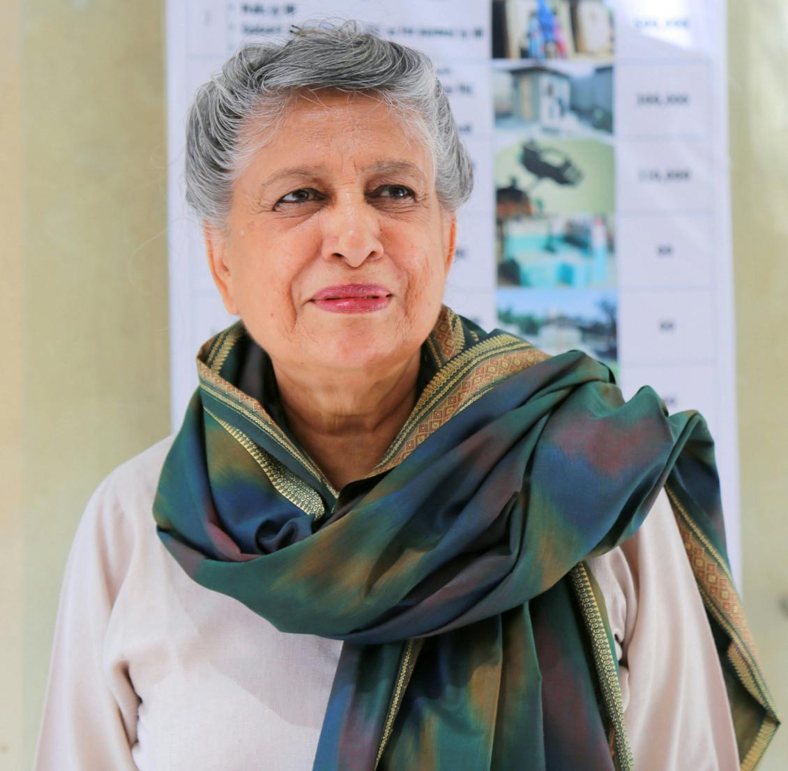 Portrait of Yasmeen Lari,
Architect and Humanitarian