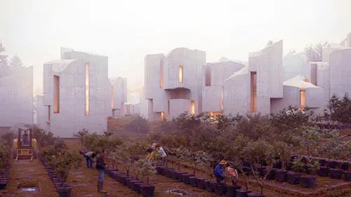 Nurseries and Housing — A rural strategy combining forest regeneration and flexible housing to foster environmental care and long-term resilience.