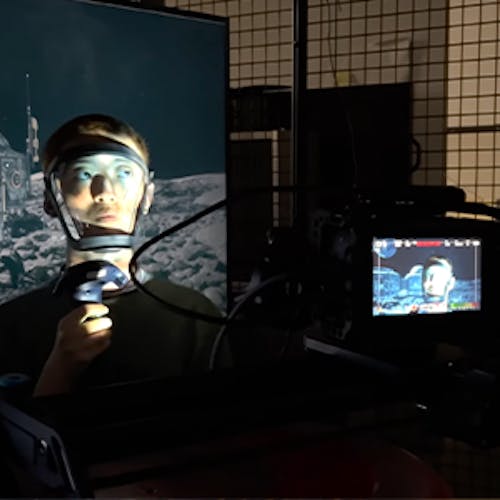 "In this 3-minutes demo project, we will go through how to set up a Vive tracker with Unreal Engine. The demo will produce a file with a virtual camera capable of live tracking movement, allowing for live manipulation of a camera view inside a virtual environment. This process can be implemented into virtual production filming workflows as well as be used as a component in a live installation.  							 As a mobile device within our reach, the iPhone can easily connect to and control the virtual camera in Unreal Engine 4.  We can do some small-scale virtual production such as miniature scenes through iPhone. "