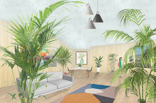 An interior view of the project Geo-24 Apartment