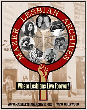 Mazer Lesbian Archives logo