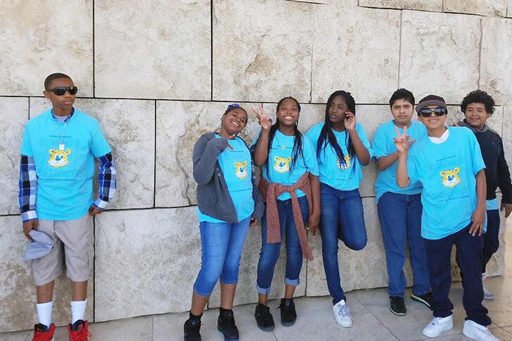 The Mann-UCLA Summer Institute included a field trip to the Getty Center.