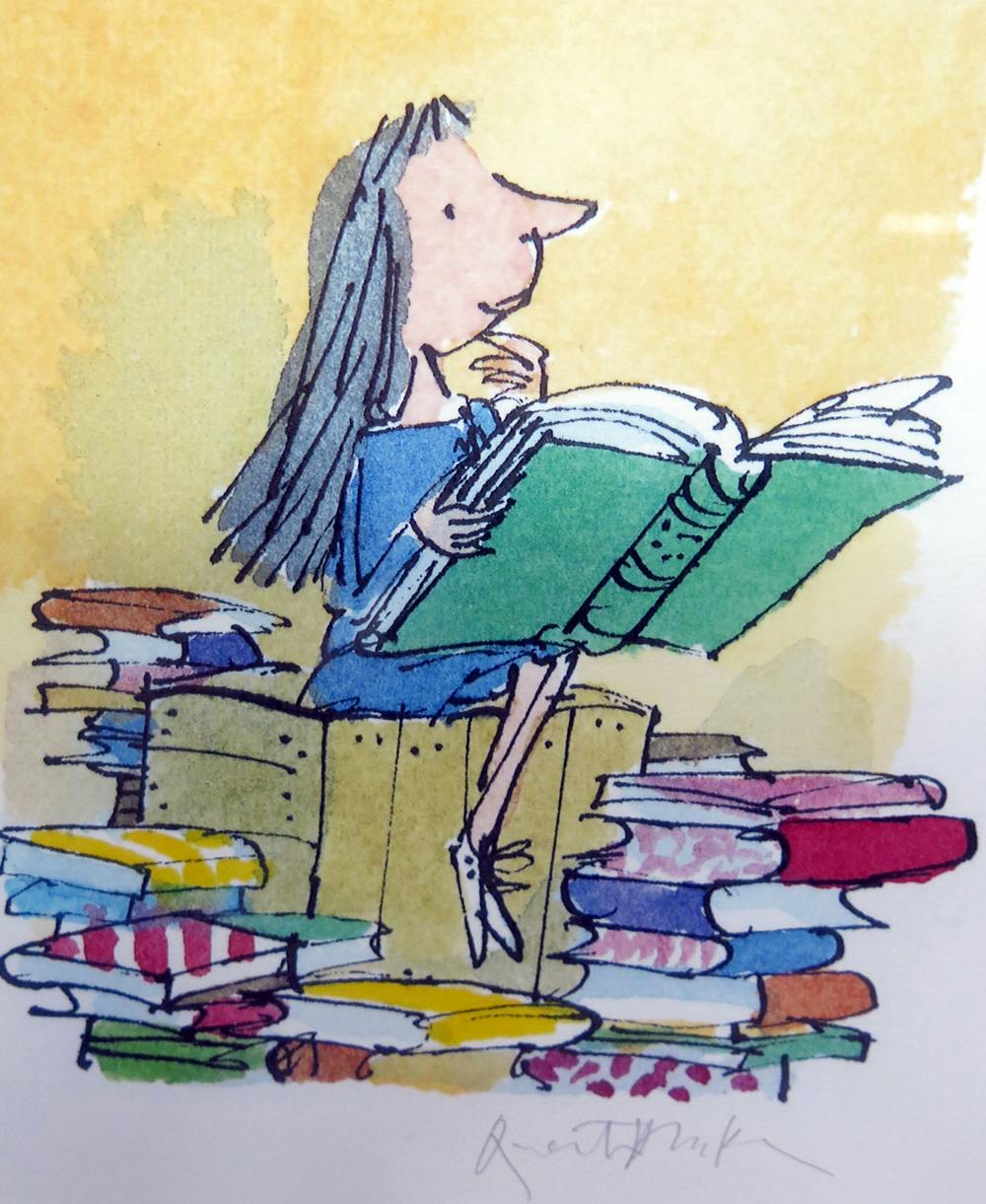 A drawing by Quentin Blake from Fonda Snyder's private collection. Courtesy of Fonda Snyder