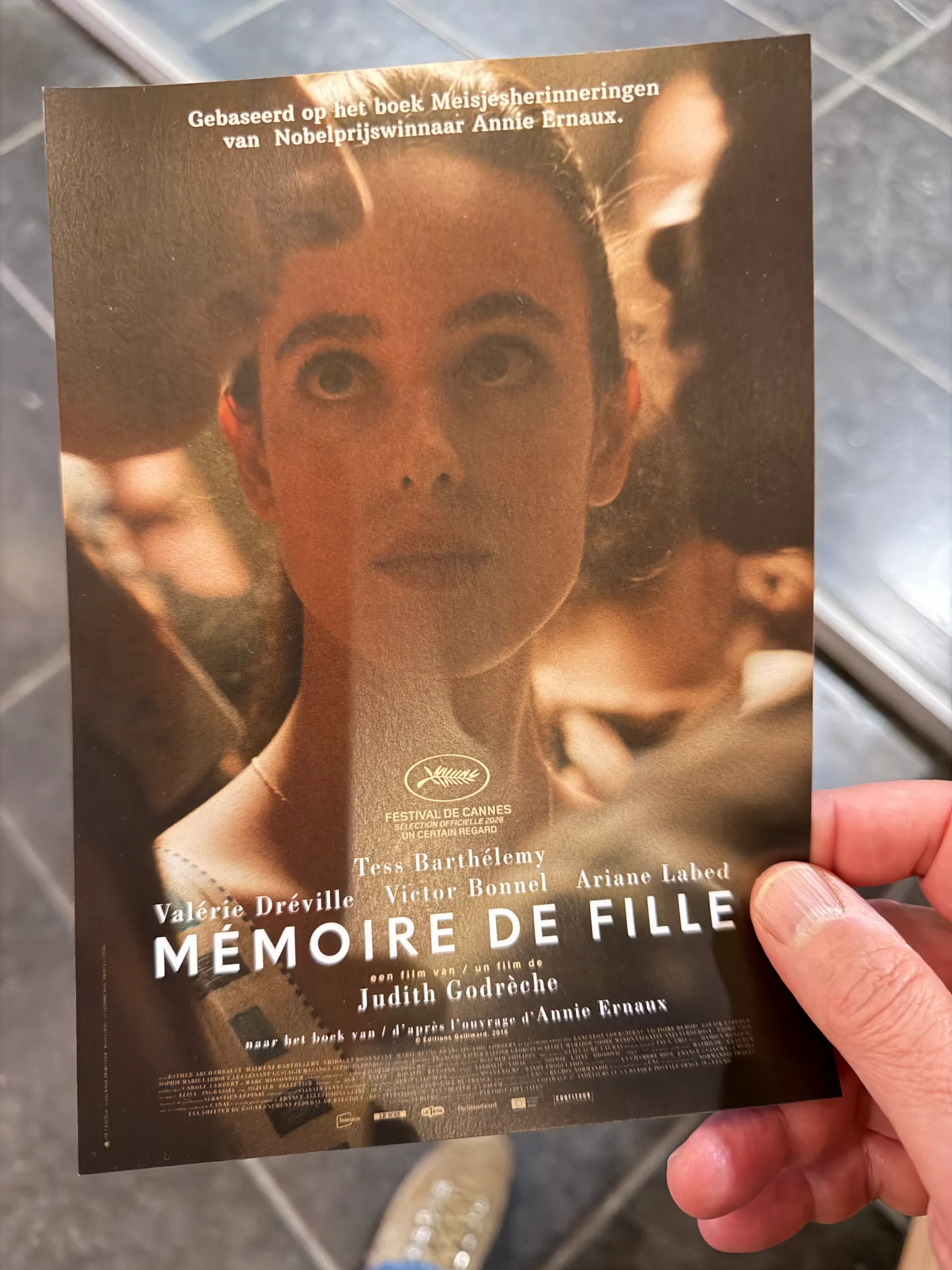 Memoire de fille, poster vand e film