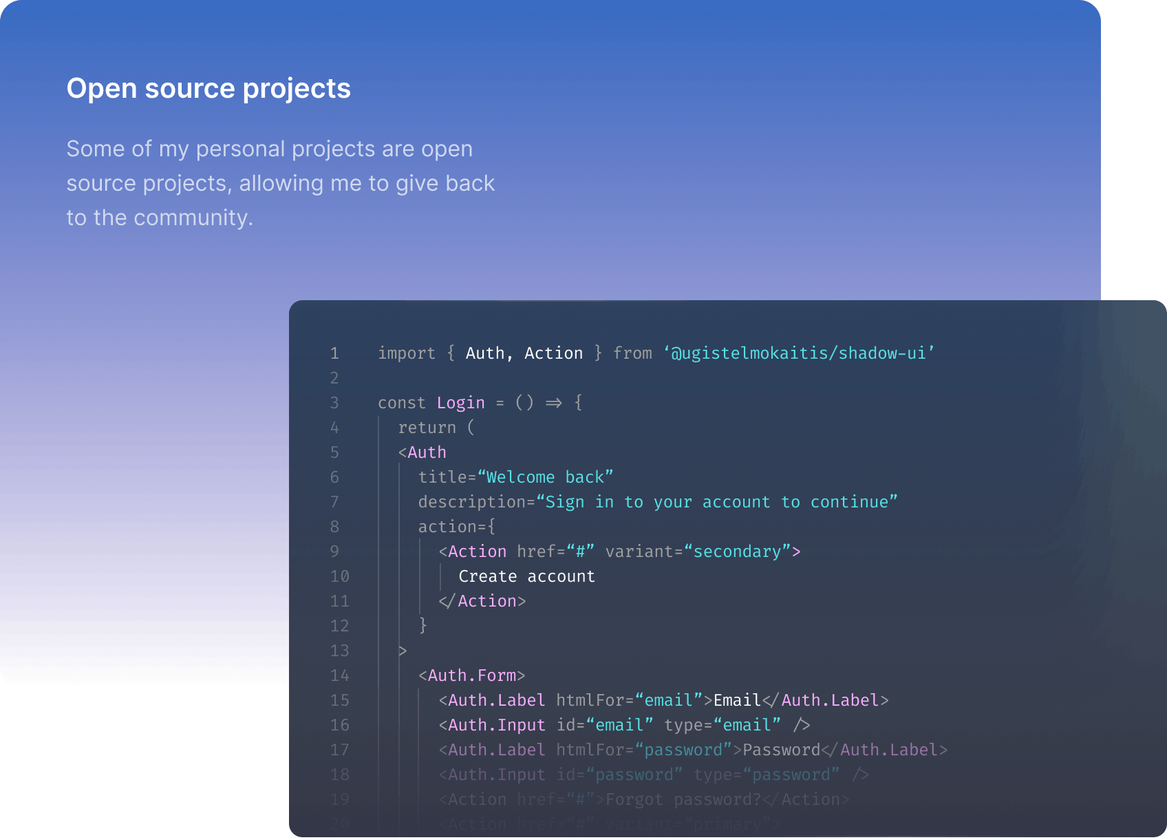 Open source project image