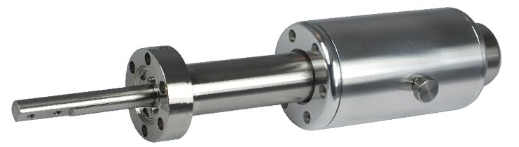 MPPRL magnetically-coupled push-pull device for rotary and linear motion.