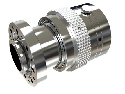 Hollow MagiDrive rotary feedthrough for high torque applications. 
