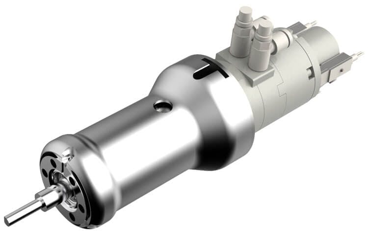 Shutter actuator for applications such as sputter sources, ion guns or viewport shutters.