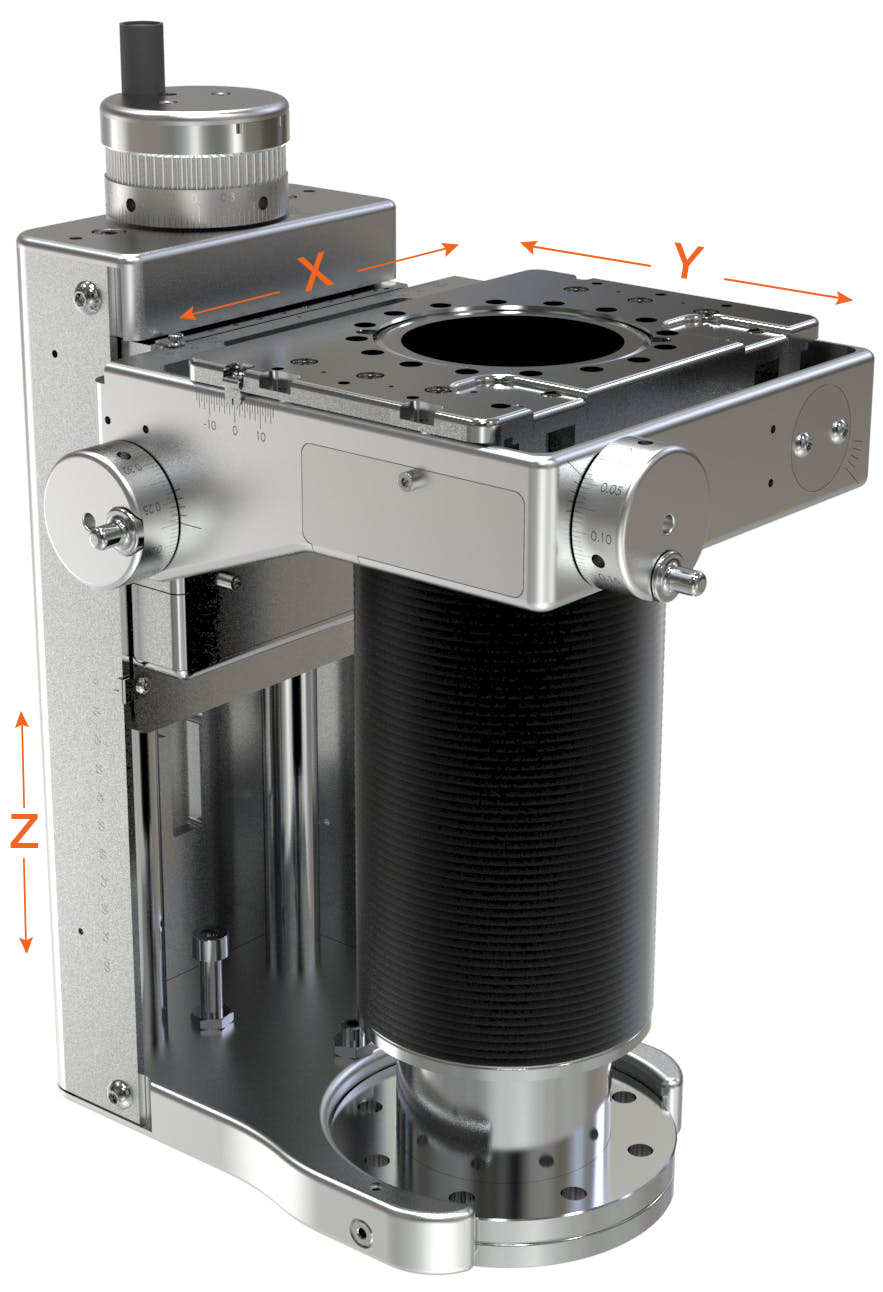 TETRAXE TTX manipulator offering precise manipulation in the X, Y and Z-axis.
