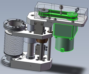 Removal of motors and pneumatic cylinders before bakeout