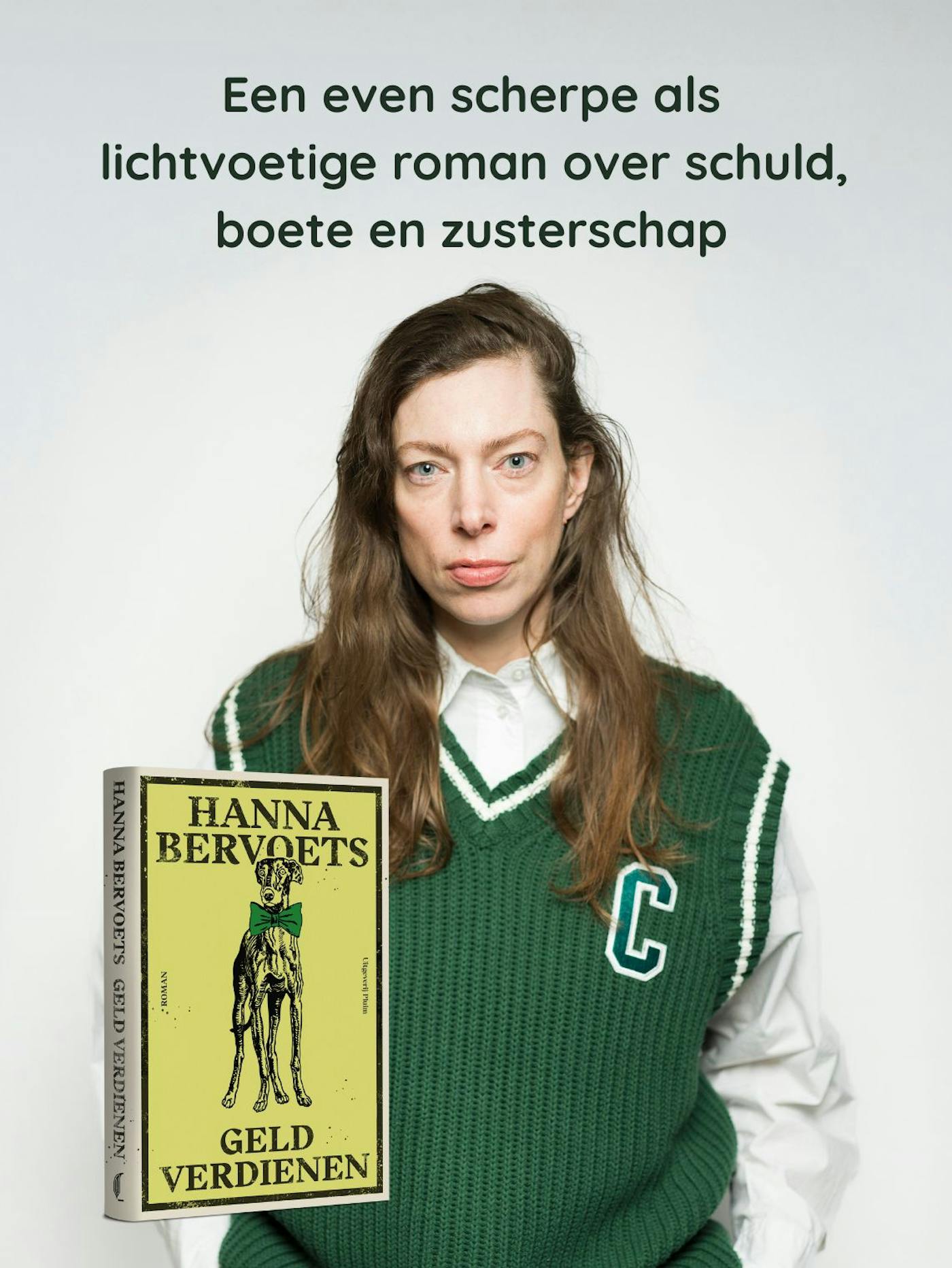 Hanna Bervoets met boek Geld verdienen 