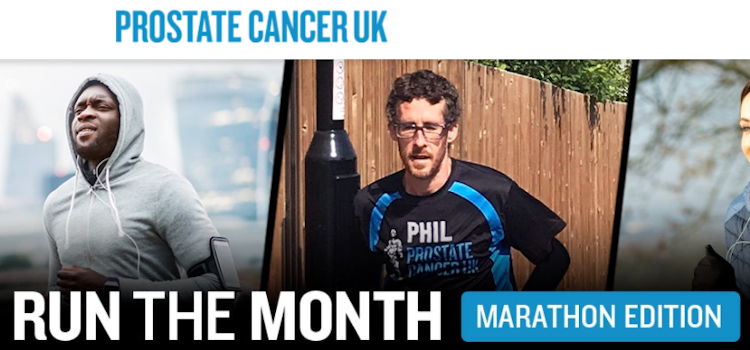 Prostate Cancer UK Run the Month: Marathon Edition banner snippet
