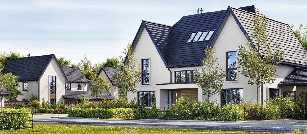 a detached house