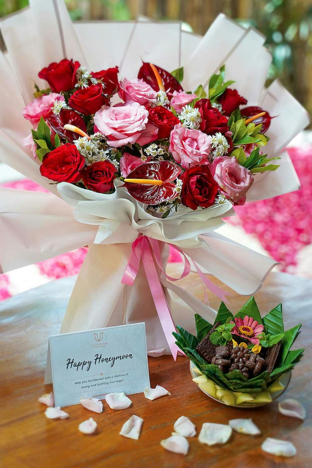 international flower bouquet