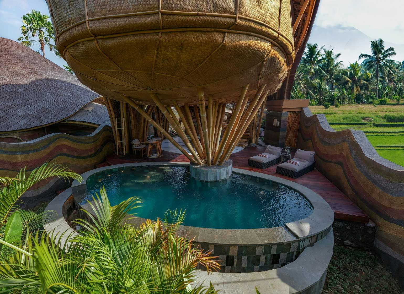 beautiful wooden villa