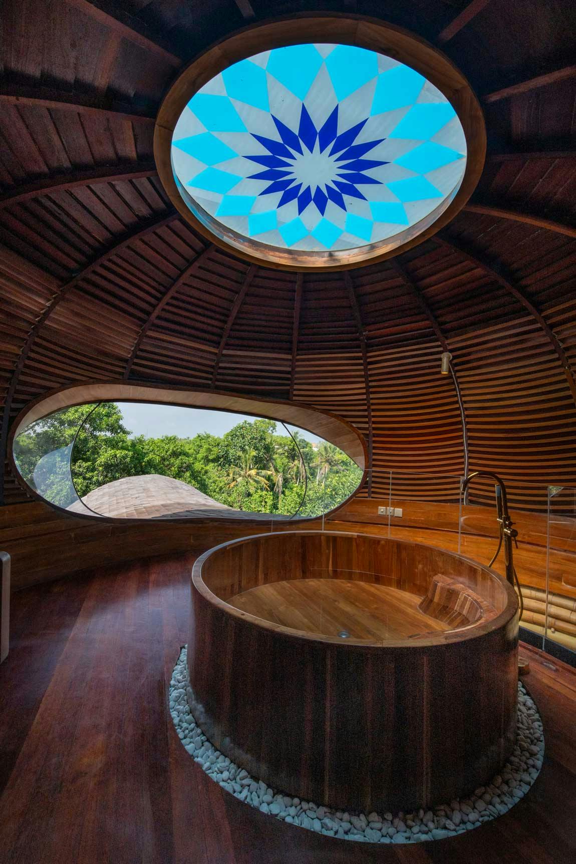 beautiful wooden villa