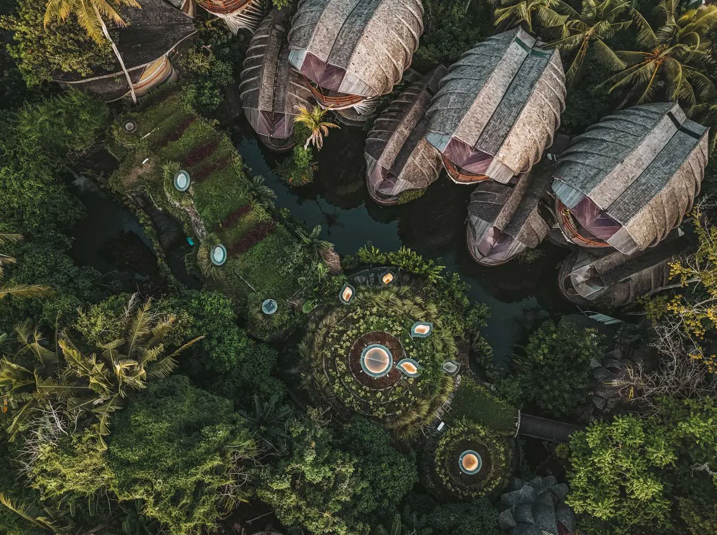 beautiful bamboo eco luxury resort in Bali