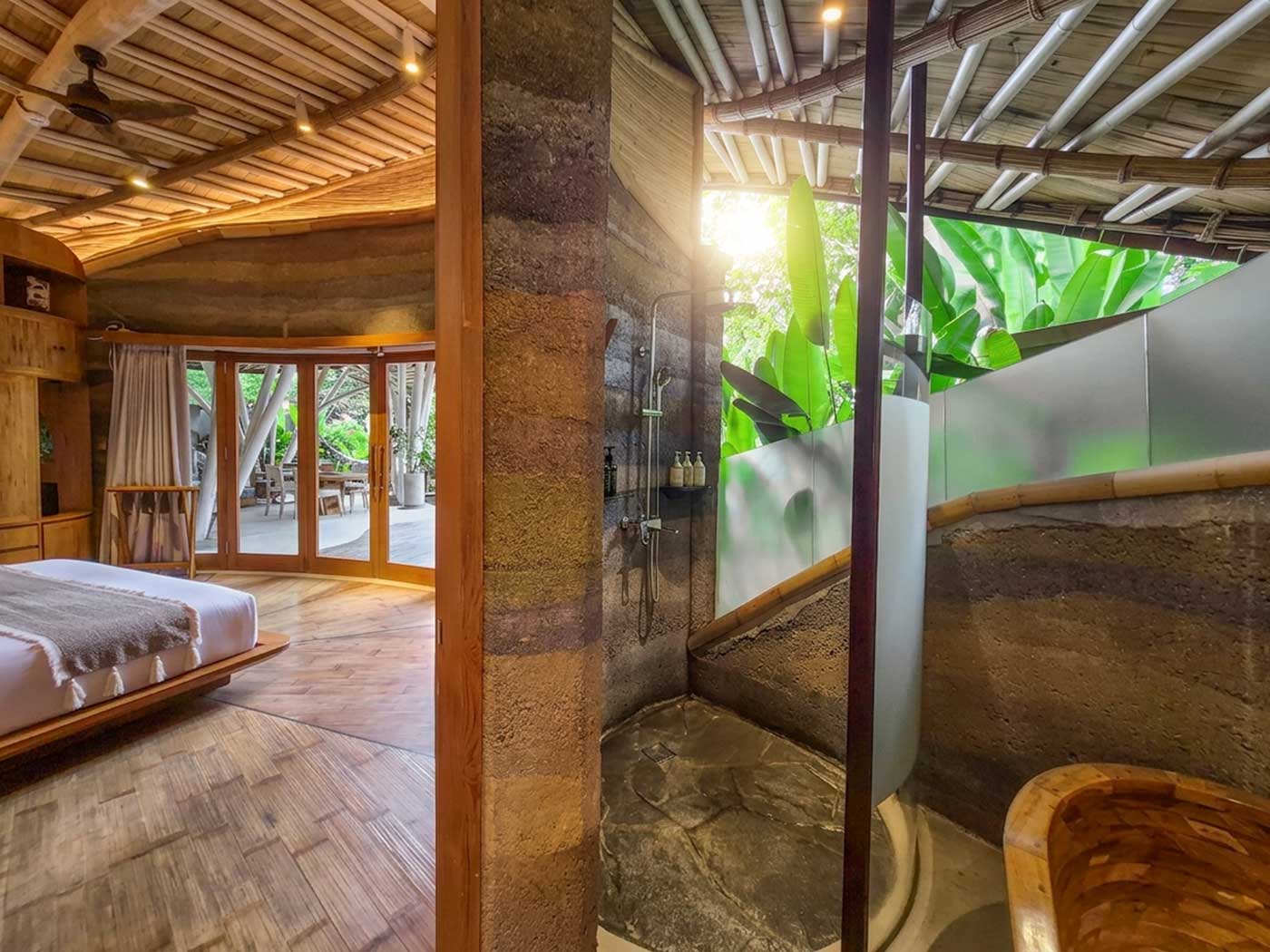 view of bathroom looking into grand lagoons room