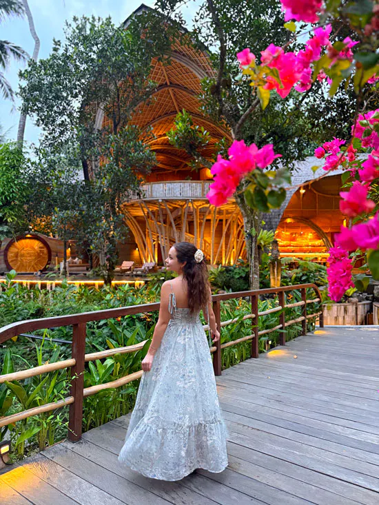 beautiful bamboo luxury resort in bali