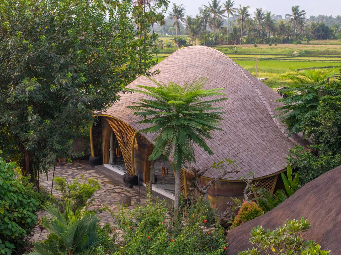 outside view of a beautiful retreat venue in bali