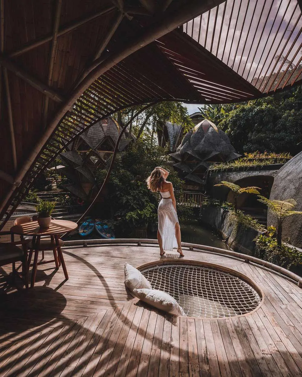beautiful luxury villa by natural bio filtered lake in ubud bali