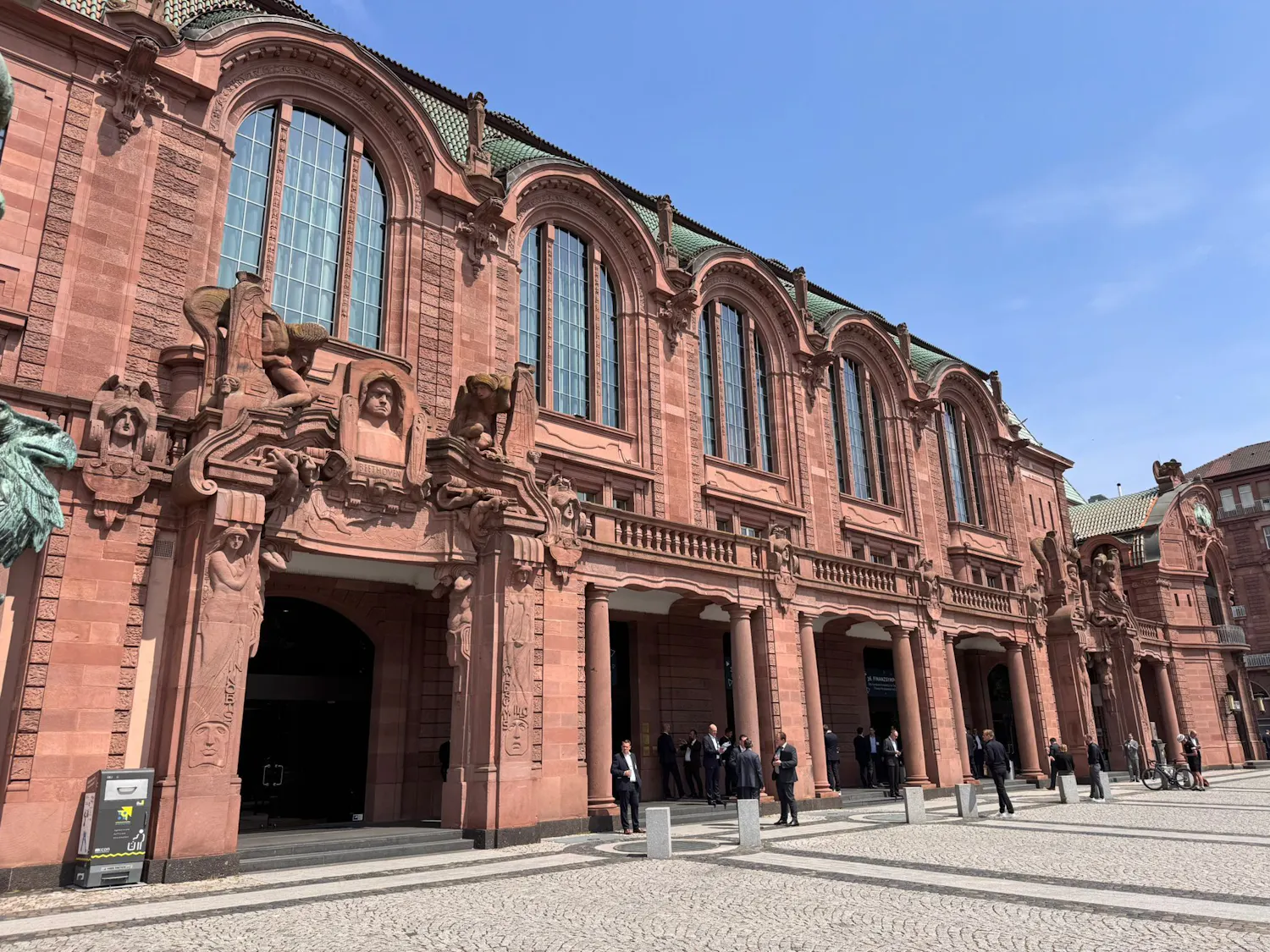 Außenansicht des Kongressgebäudes in Mannheim