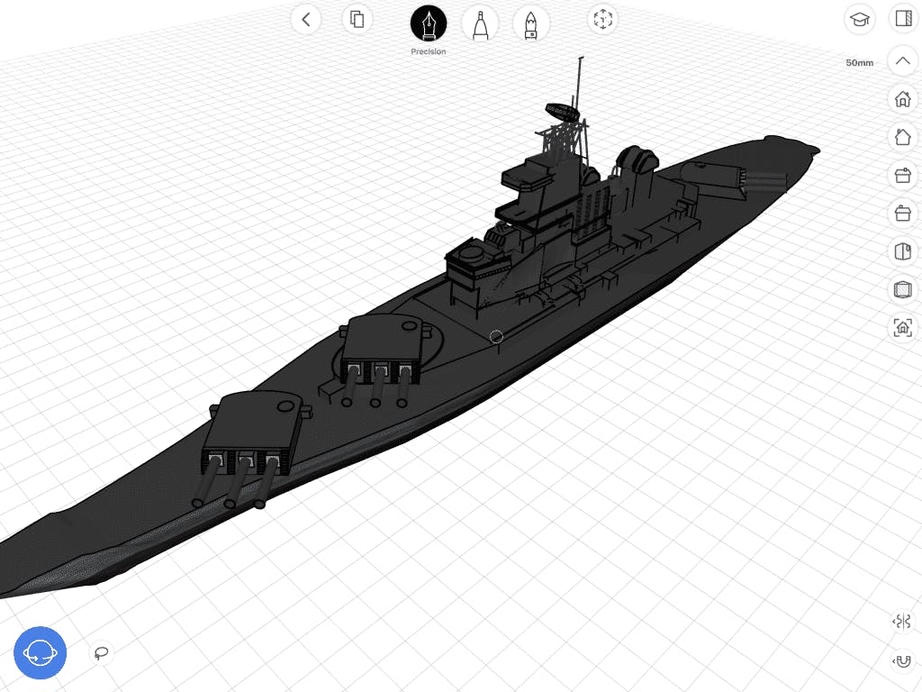 Submarine design made by students at the British School of Paris