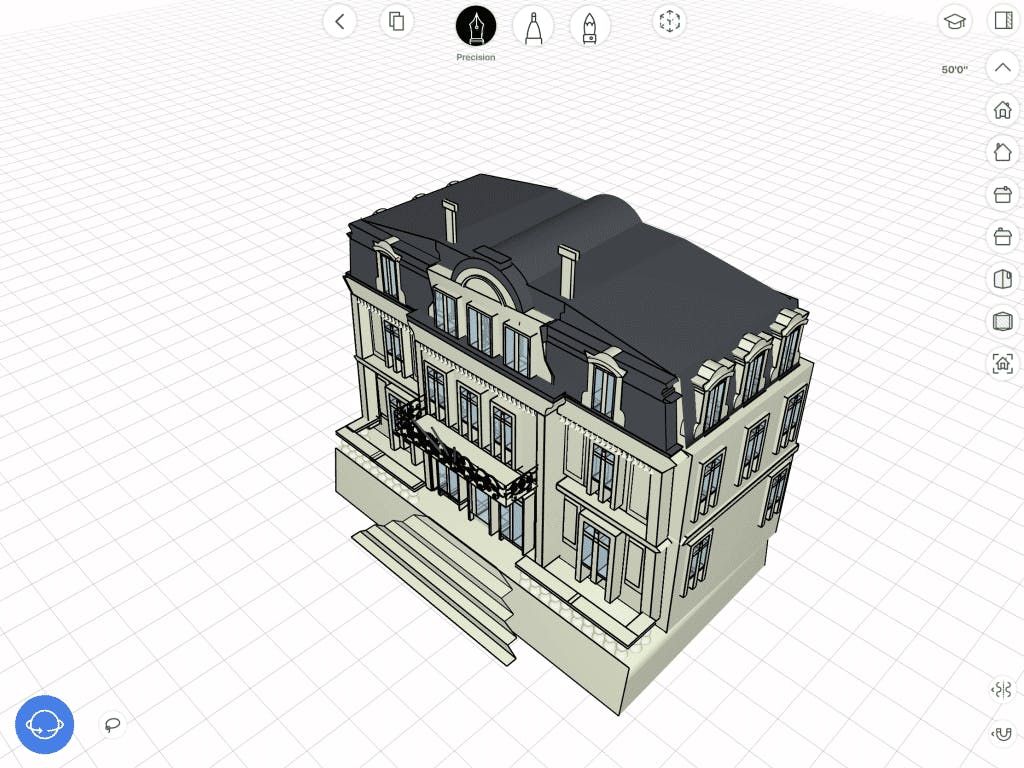 Architectual design made by students at the British School of Paris