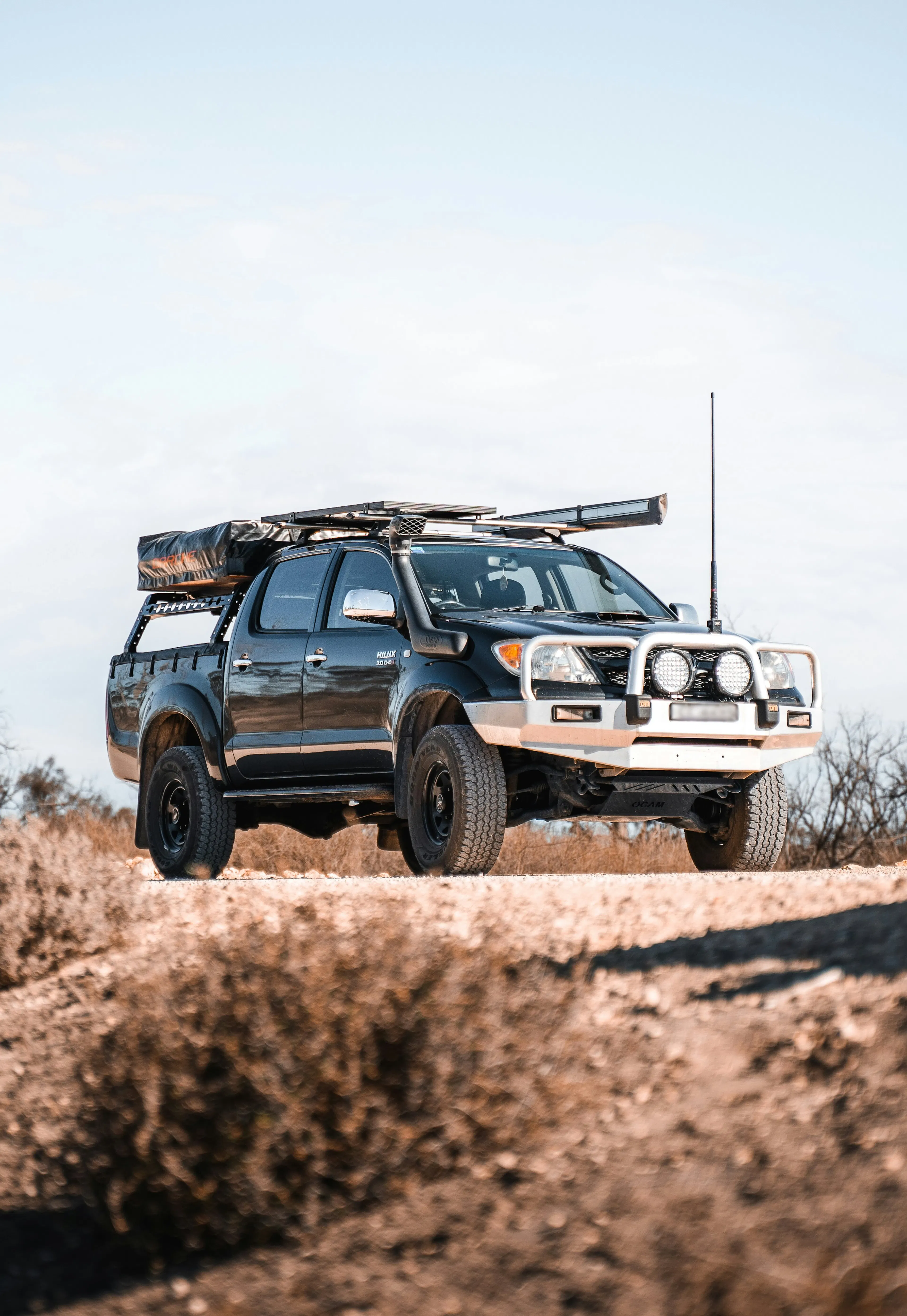 Ute on an adventure in a dessert