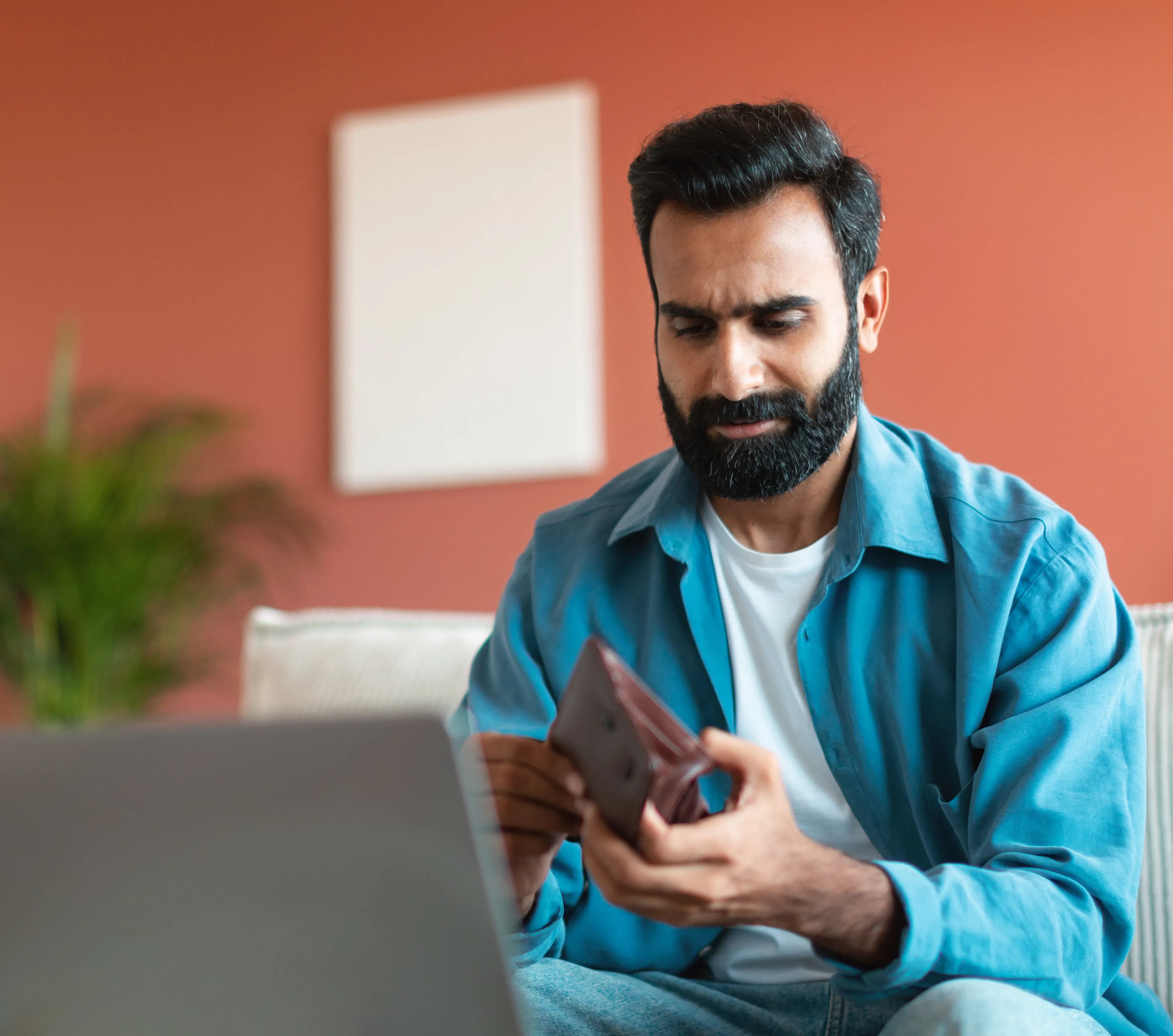 frustrated man because banks just said no to his loan