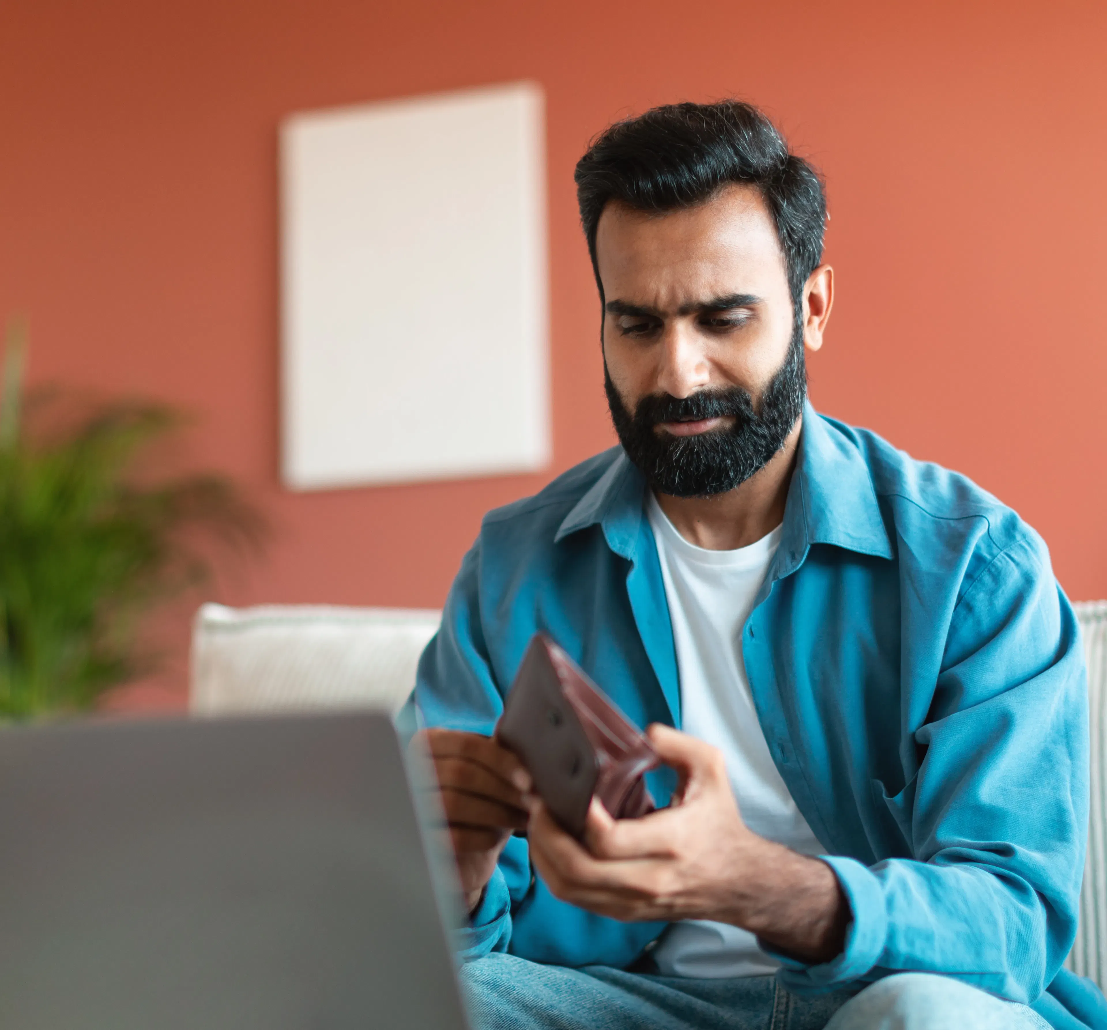 frustrated man because banks just said no to his loan