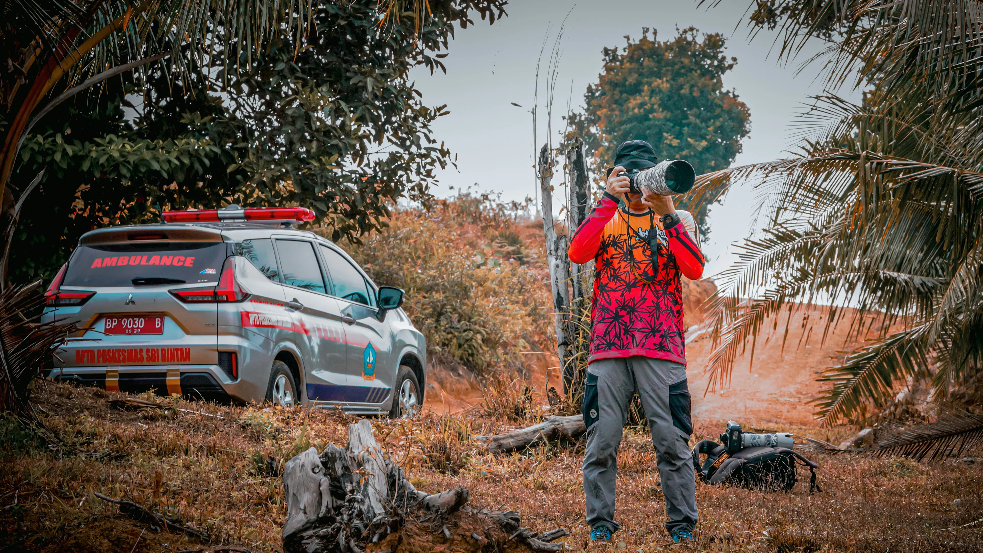 car and camera