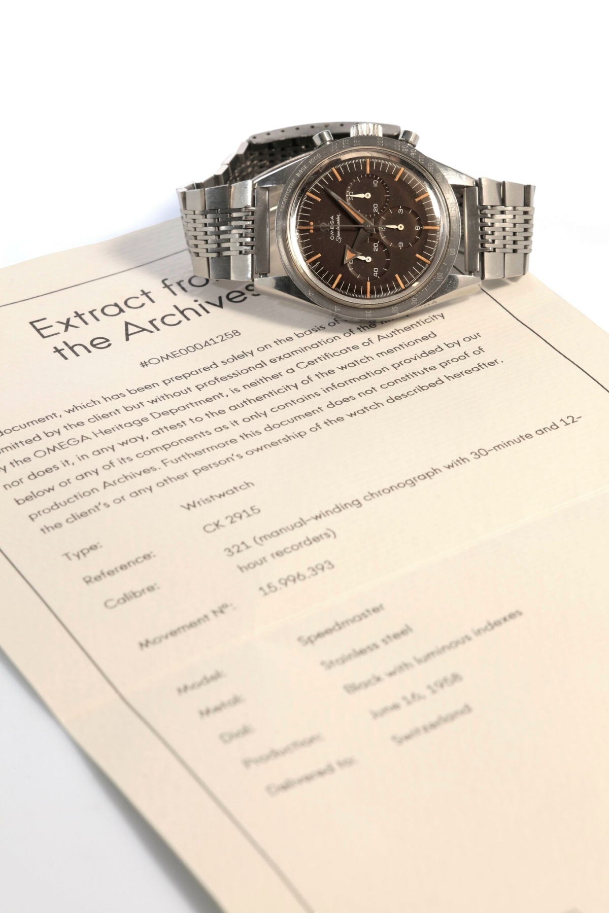 Omega extract archives