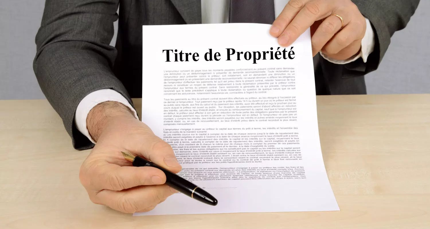 Le titre de propriété est indispensable lors d'une vente immobilière Le titre de propriété lors de la vente de son logement